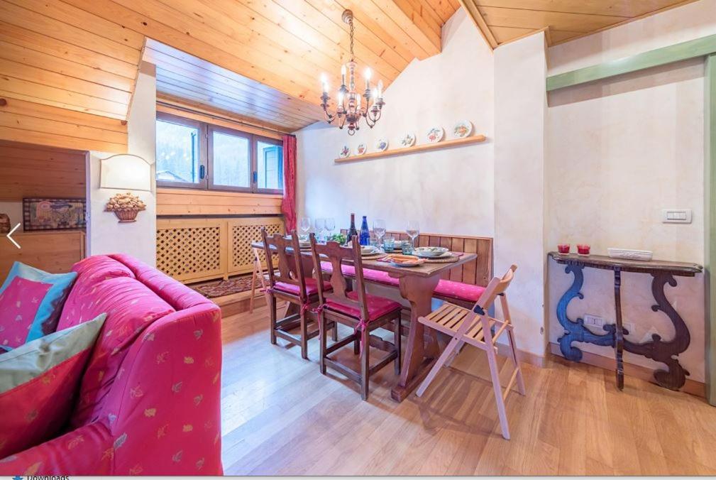 Ferienwohnung Deliziosa Mansarda Ai Piedi Della Pista 3Tre Madonna Exterior foto